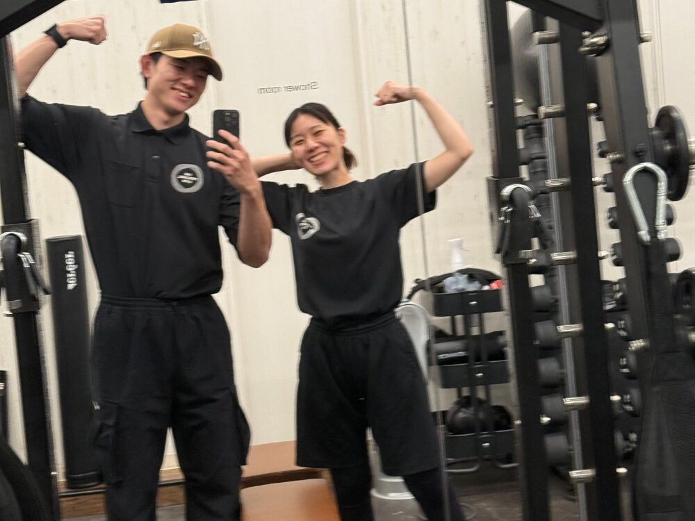 大村トレーナーとのツーショット