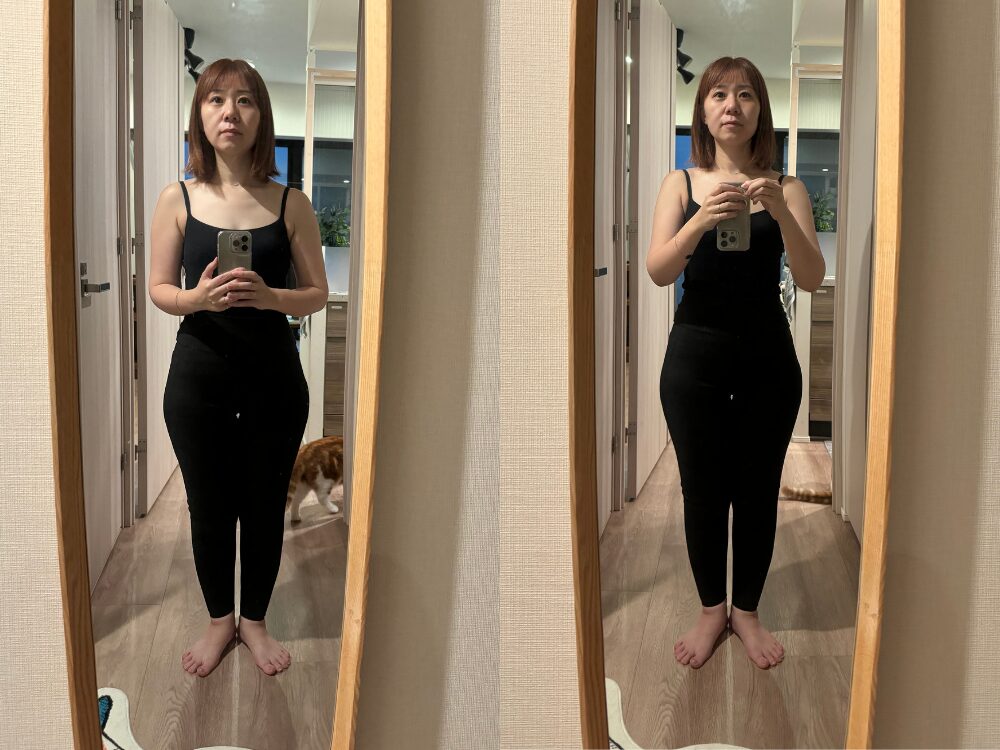 トレーニング開始から2ヶ月(2024/8/31)|50.6kg