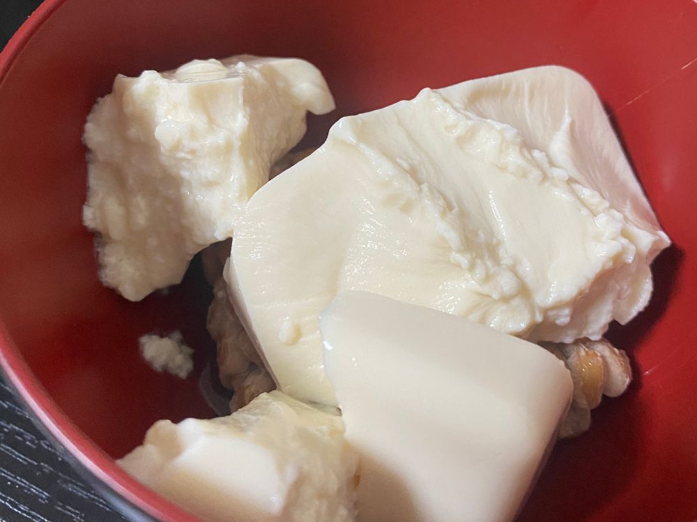 豆腐投入後の画像