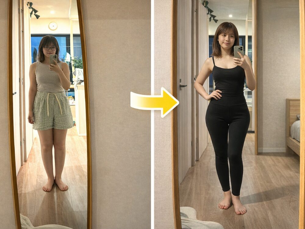 最初の変化が出始めた1〜2ヶ月目