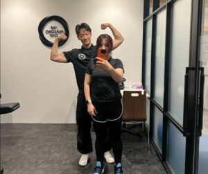 お客さんとの2ショット