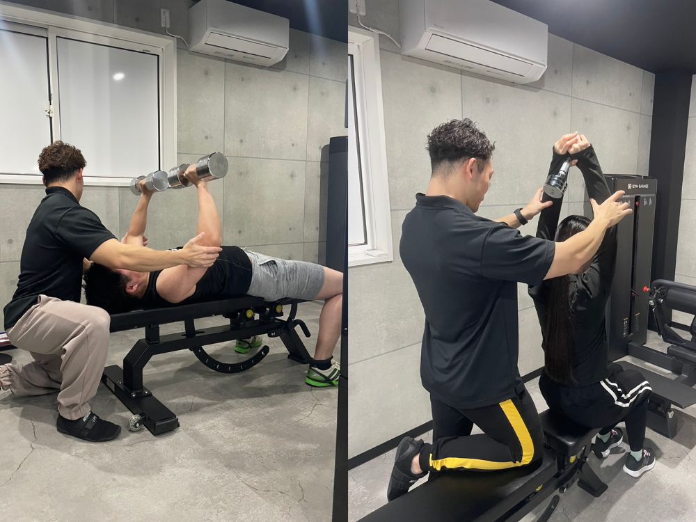 大須賀トレーナーセッション風景