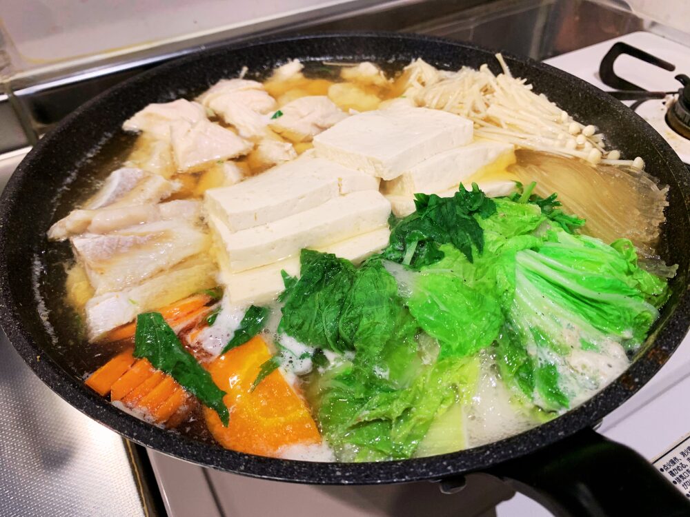 寄せ鍋 完成 写真