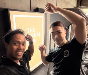 ザ パーソナルジム綾瀬店にいる男性2名