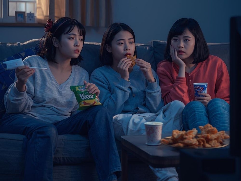 運動不足な人たちの写真