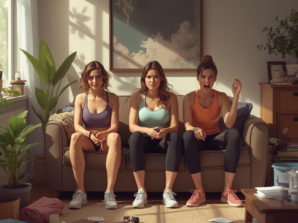 女性三人の画像