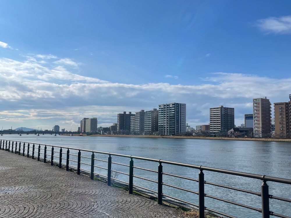 有酸素運動ができる新潟県新潟市のやすらぎ堤