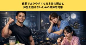 五反田パーソナルジムが徹底解説｜夜勤で太りやすくなる本当の理由と、体型を崩さないための具体的対策