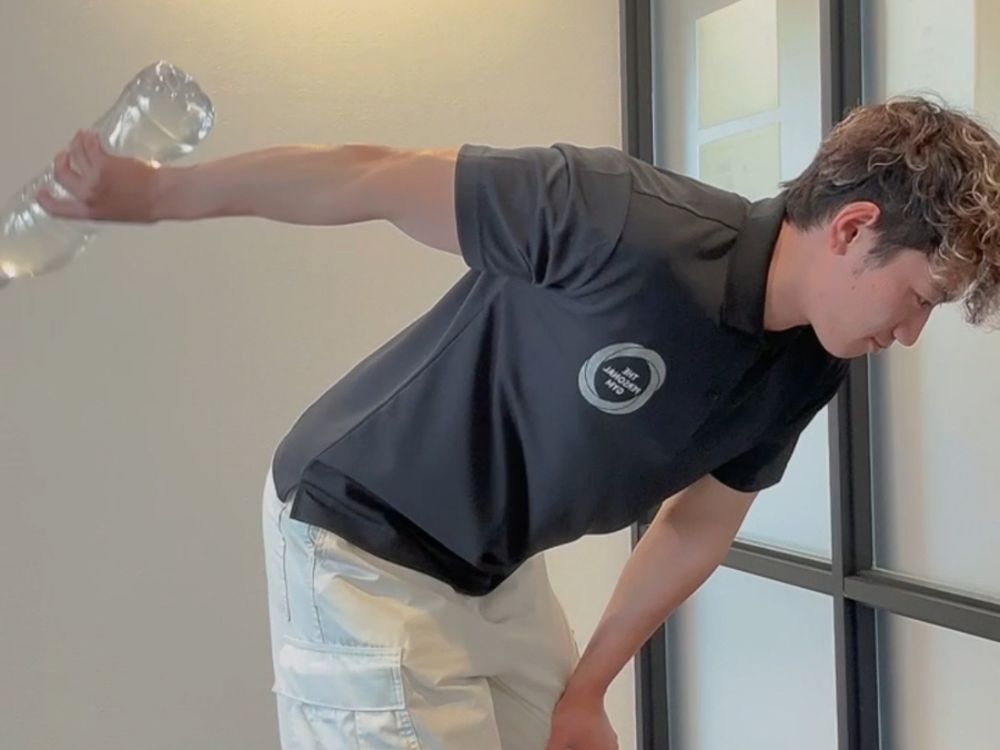 トレーニングしている写真