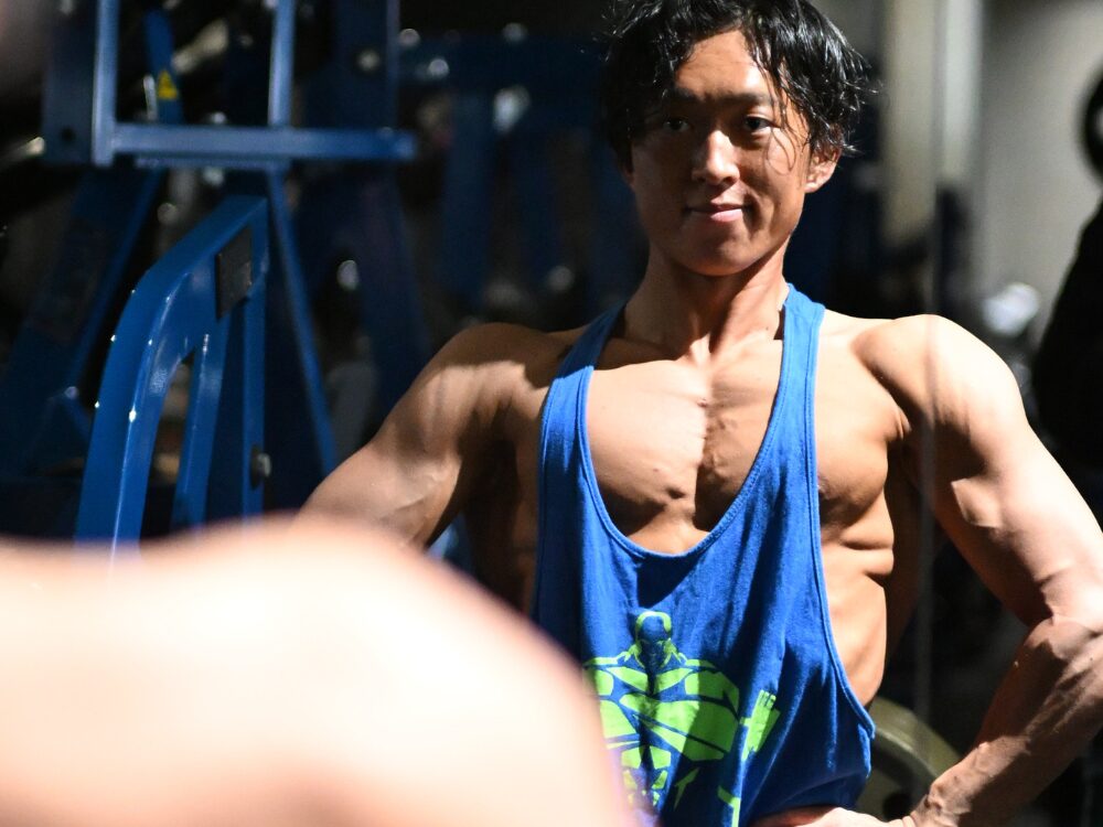 小西涼太　筋トレ中