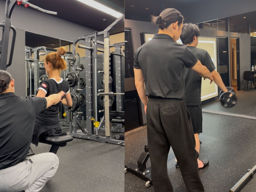 THE PERSONAL GYM(ザ パーソナルジム) 名古屋栄店のお客様トレーニング