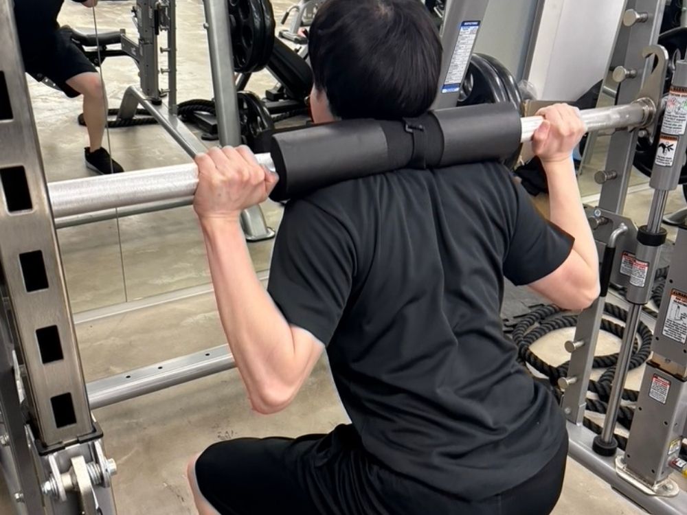 男性 スクワット