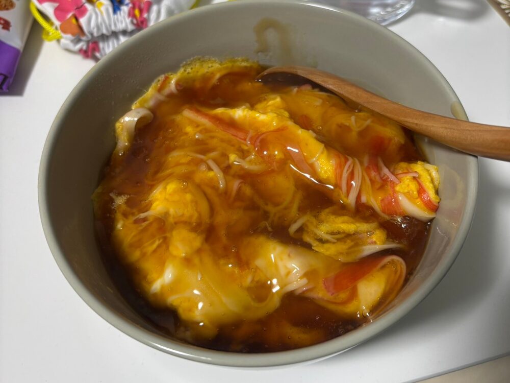 高たんぱく天津飯