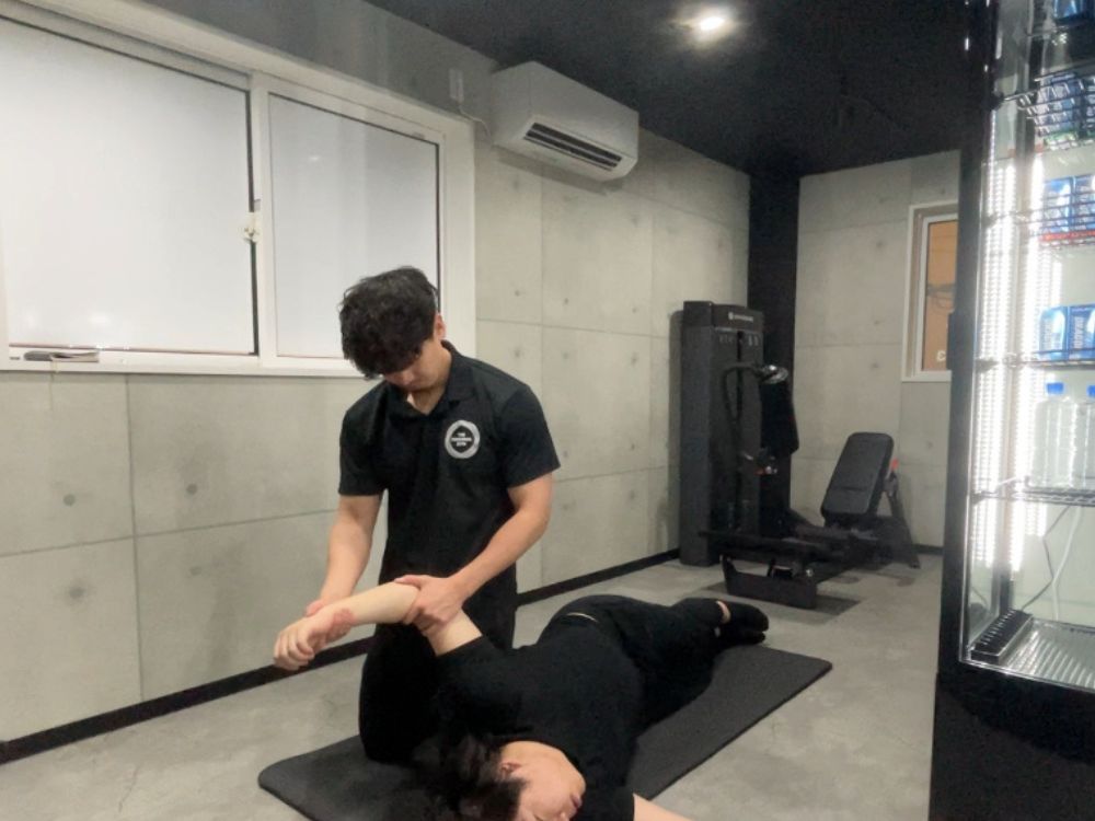 大胸筋ストレッチ