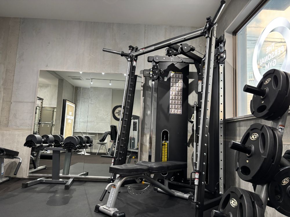 THE PERSONAL GYMつくば店のスミスマシン