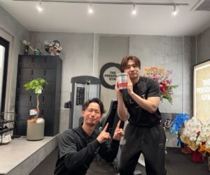 お客様との2ショット写真