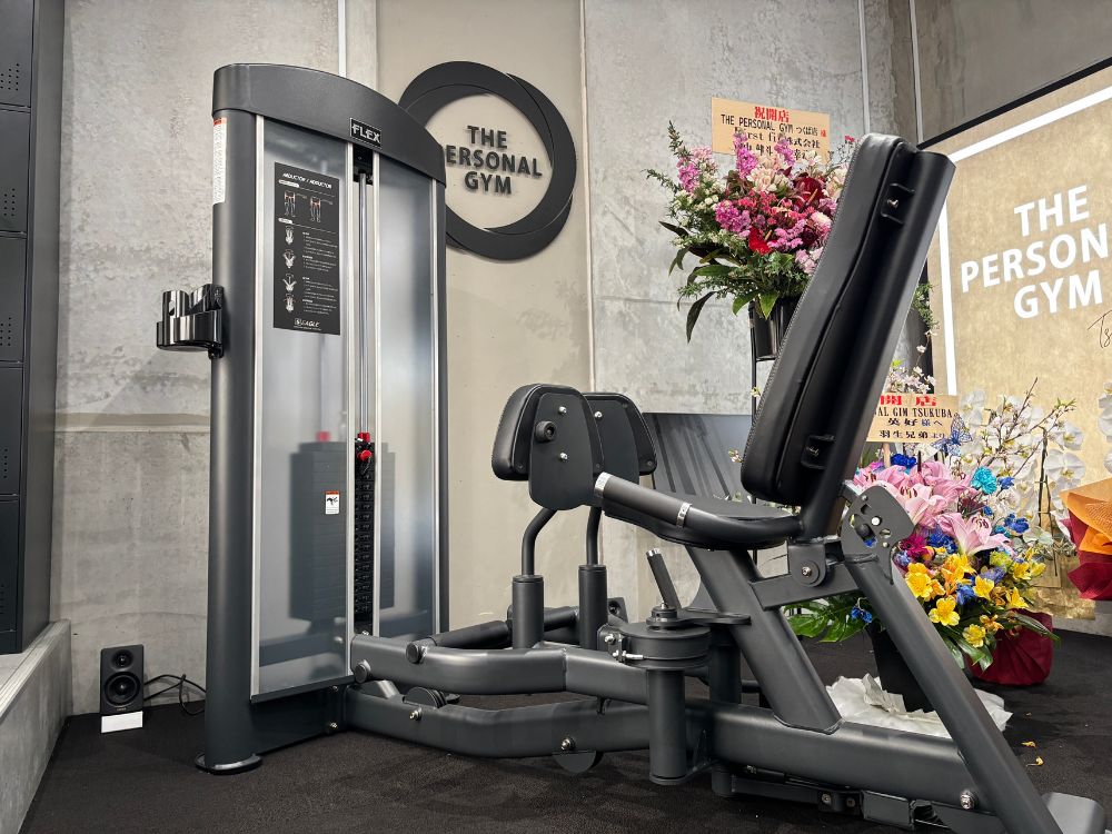 つくば店マシン④ヒップアブダクションアダクション