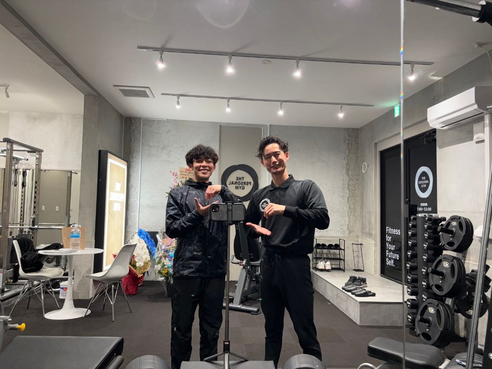 お客様とのセッション後の光景