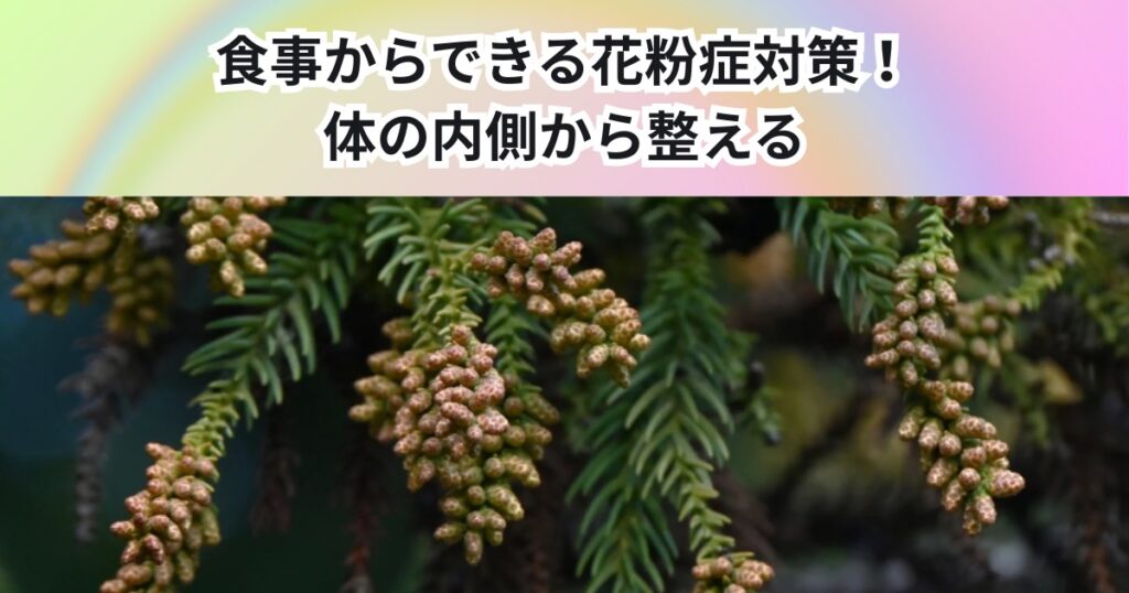 食事からできる花粉症対策｜身体の内側から整えるTHE PERSONAL GYM 中野店式の方法