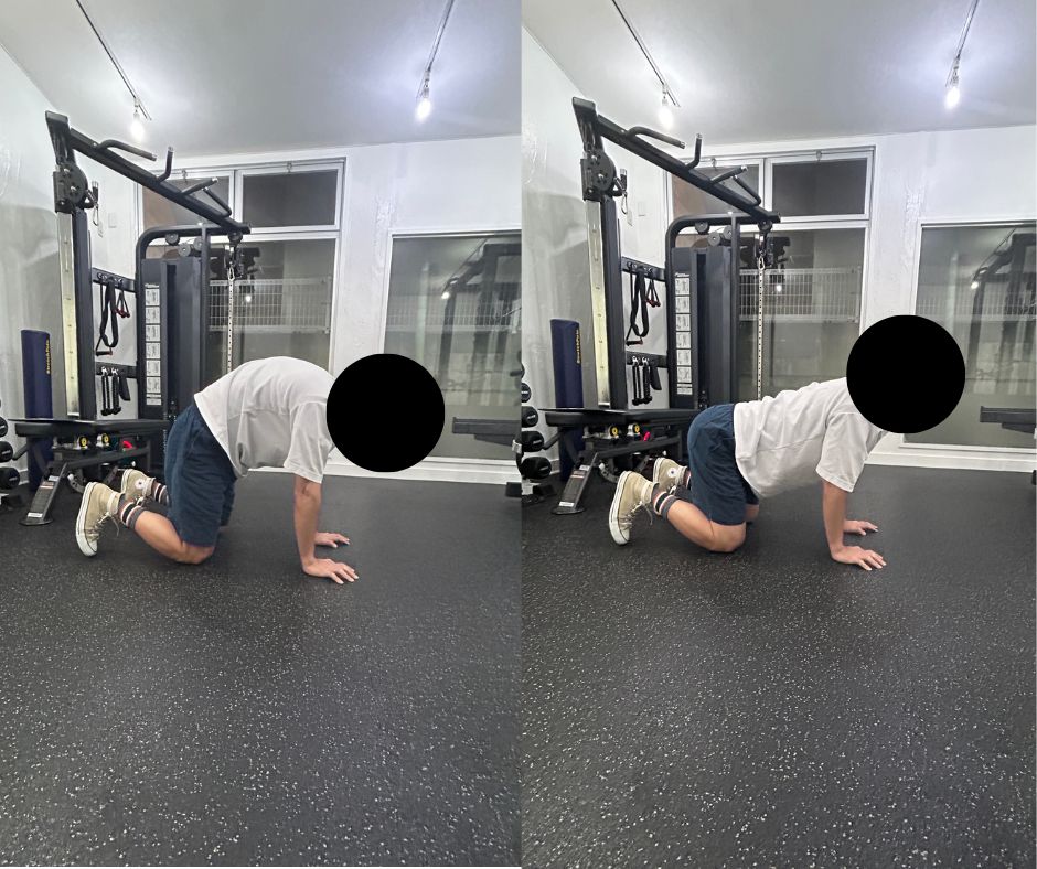 お客様ストレッチの様子画像1