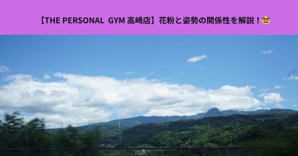 【花粉症に悩む方へ】姿勢と花粉症の意外な関係 整体師経験トレーナーが解説！