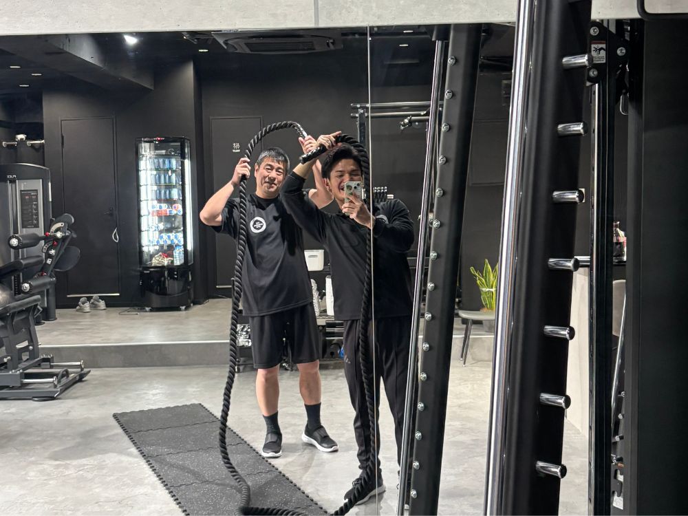 Yさん鏡越し写真