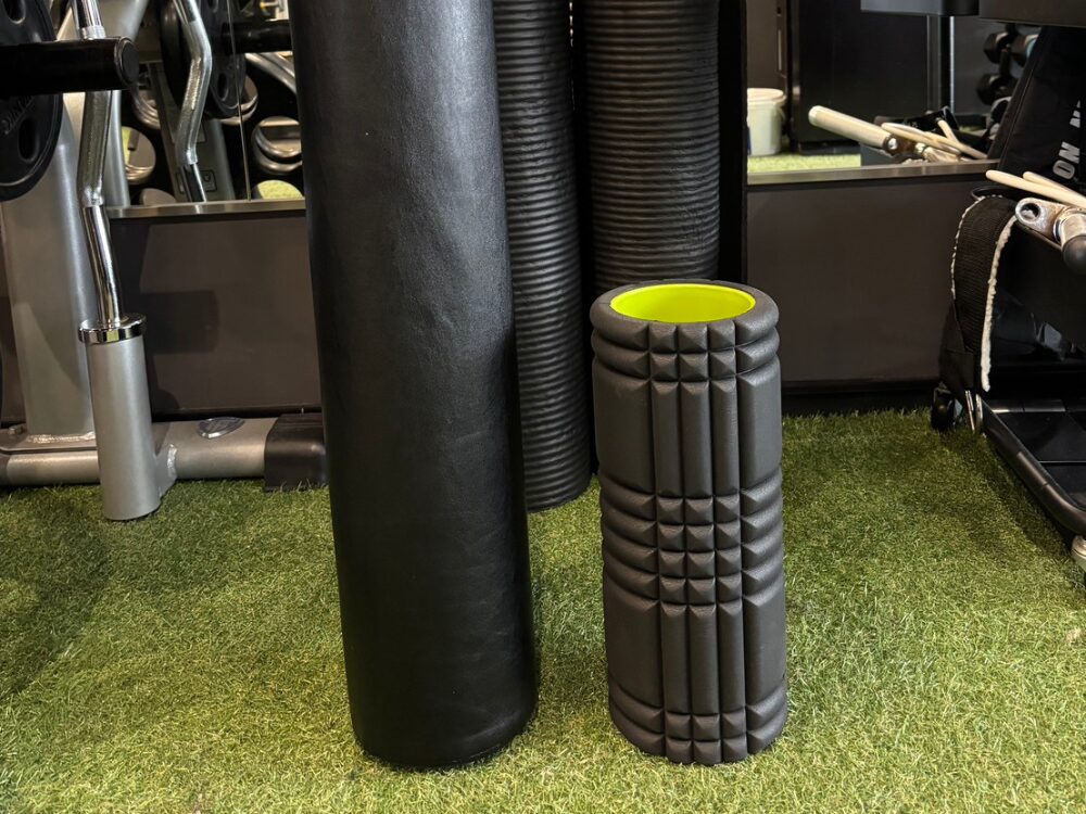 コンディショニング　ストレッチポール、フォームローラー