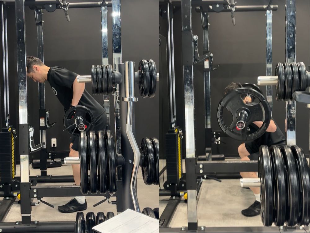 Iさんのトレーニング風景