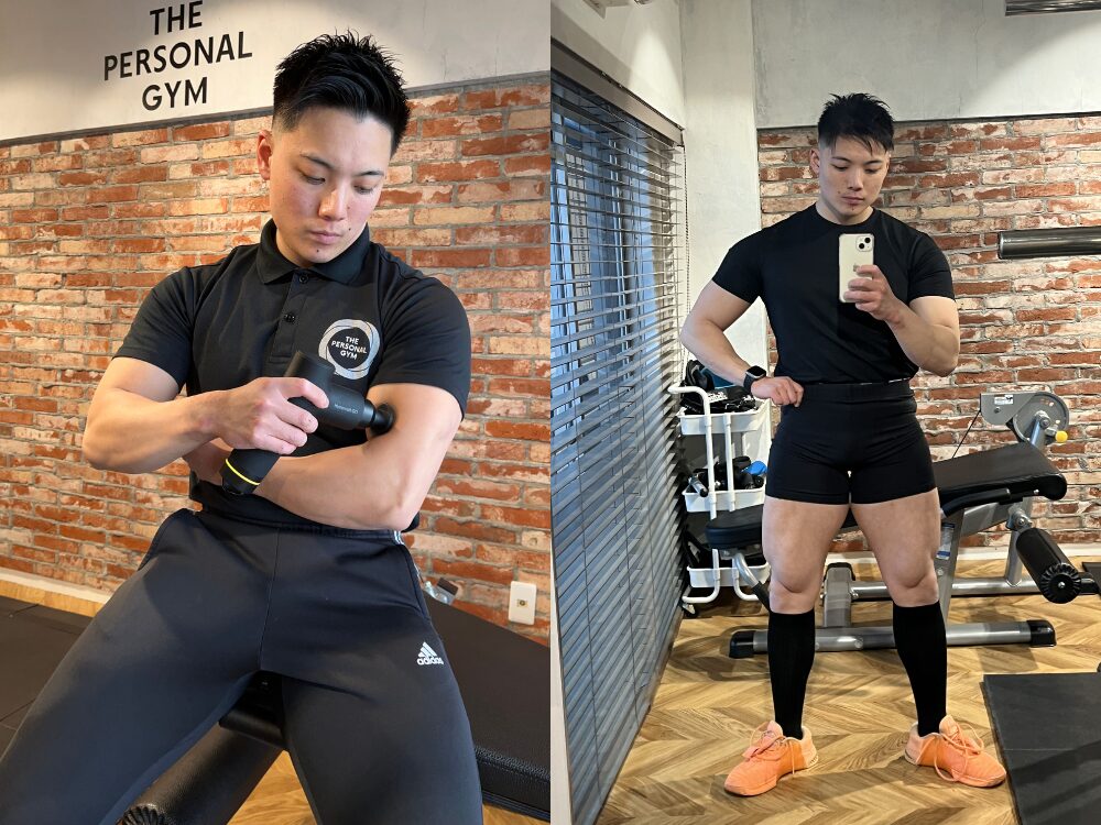 コンディショニングを行なっている様子