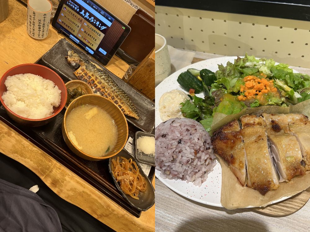 ダイエット中の外食内容