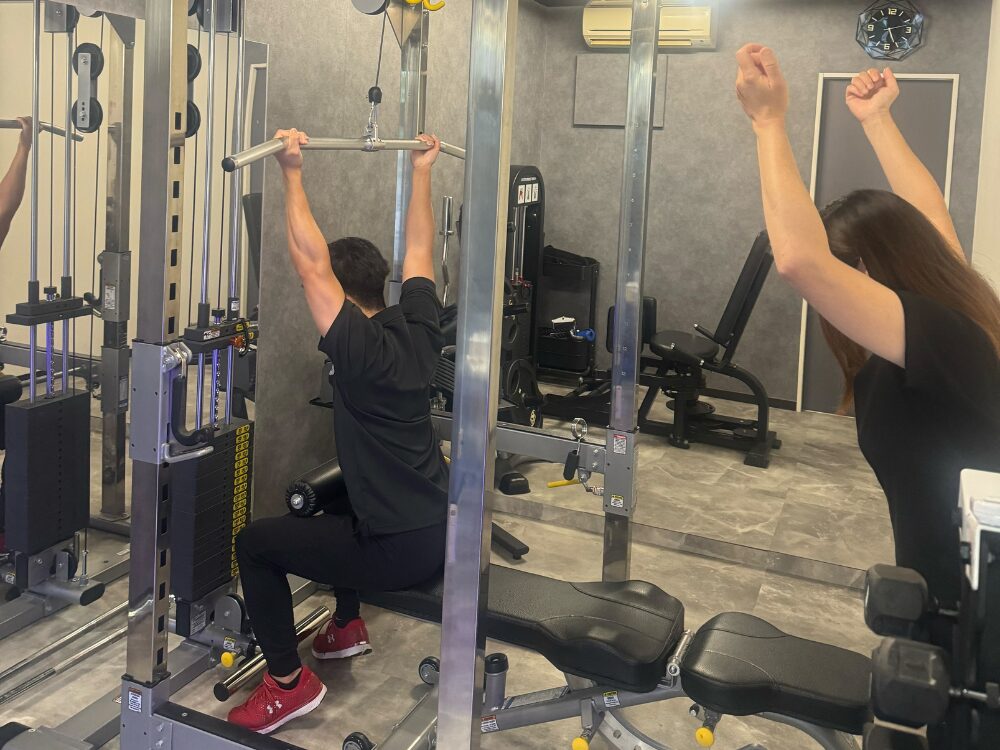 胸椎トレーニング画像