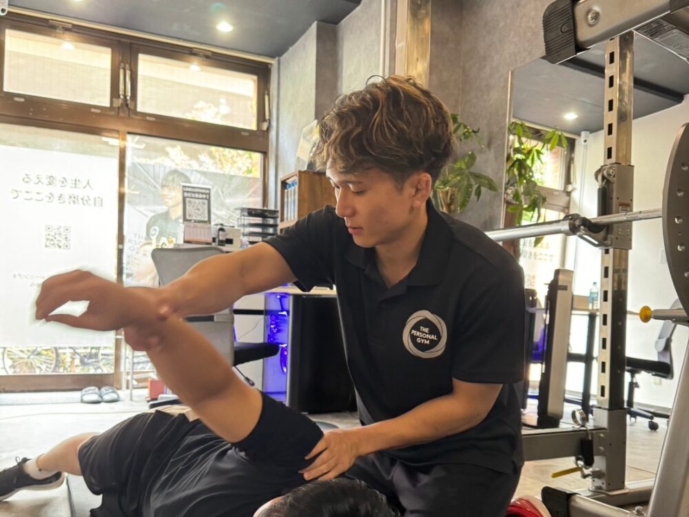 肩ストレッチ画像