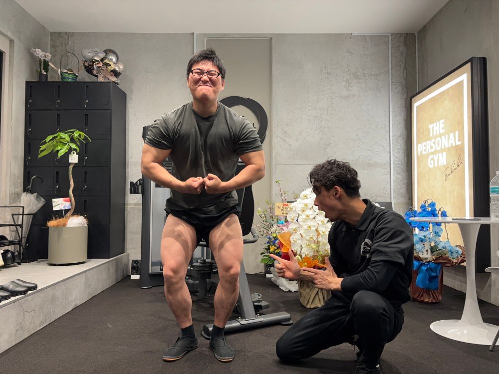 ウエイトリフターのお客様