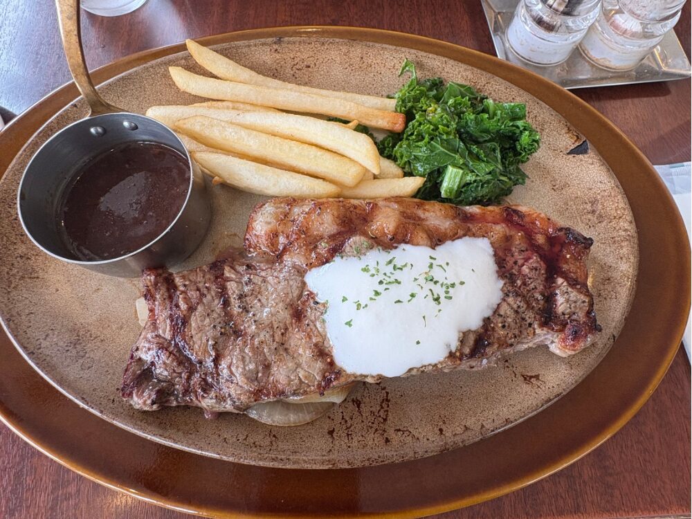 ステーキも赤みを選びましょう!