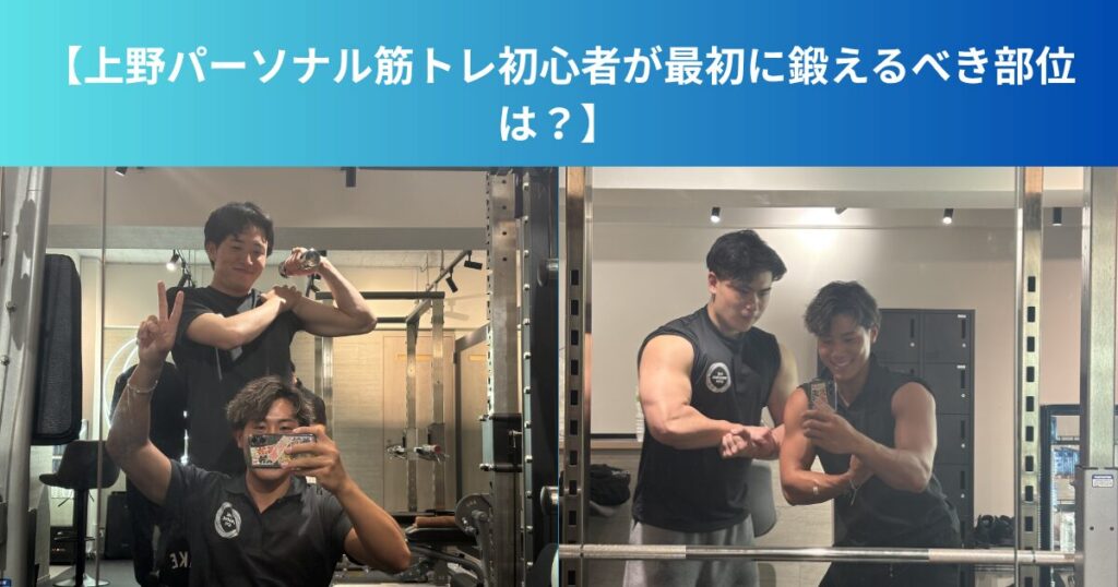 【上野パーソナル筋トレ初心者が最初に鍛えるべき部位は？】
