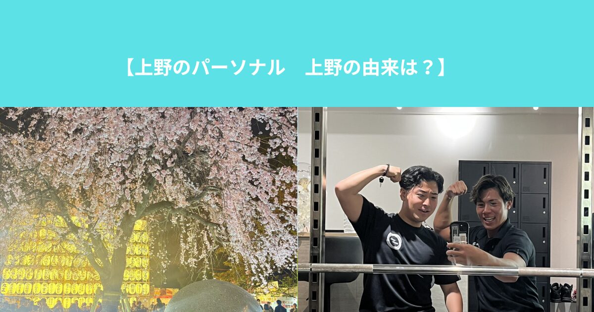 【上野のパーソナル　上野の由来は？】