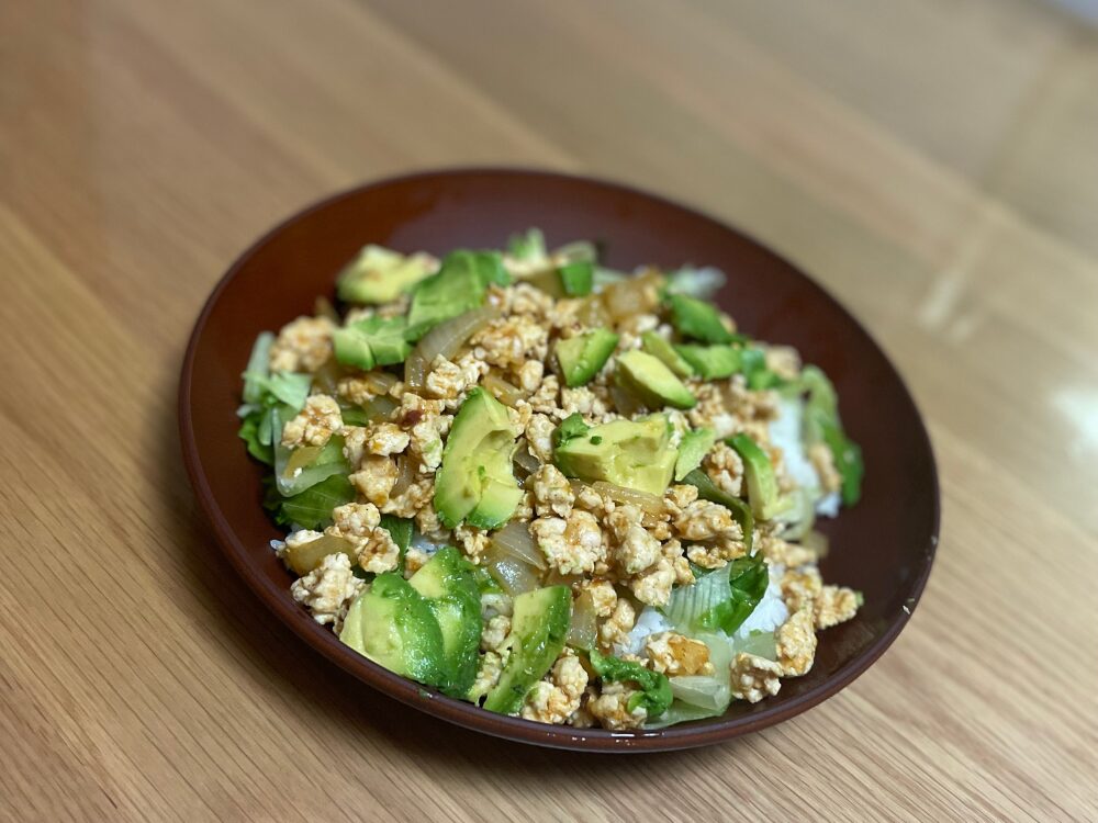 炭水化物をしっかり取れるヘルシータコライス