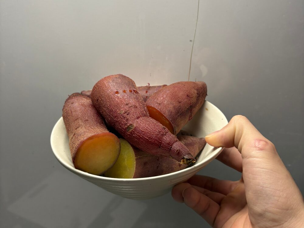 炊飯器で放置でできるホクホクふかし芋