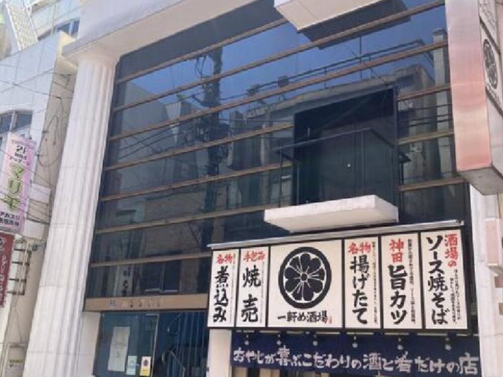 蒲田駅近くにあるTHE PERSONAL GYM蒲田店の外観