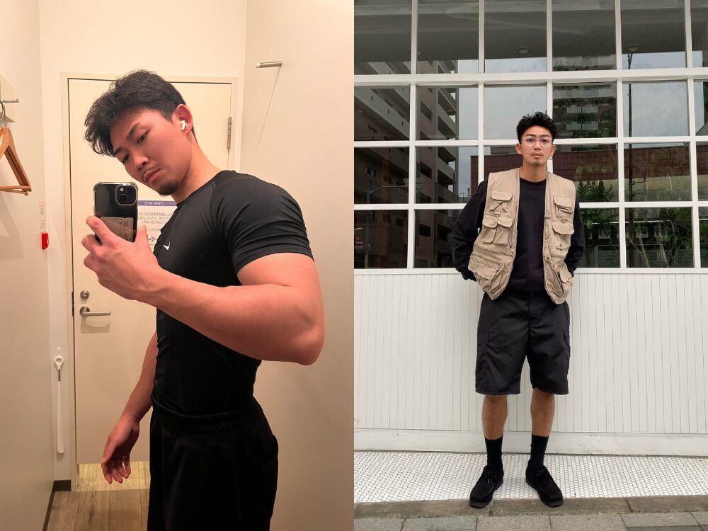 杉山トレーナーの筋肉とファッション