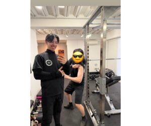 お客様とトレーナー