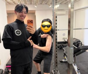 トレーナーとお客様