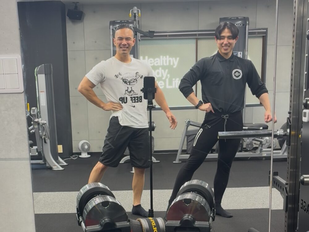 朝のトレーニング