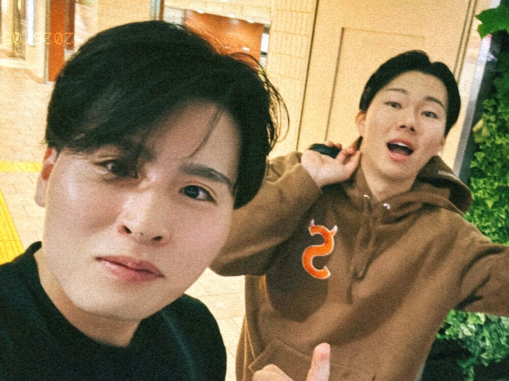 前田トレーナーとご友人の写真