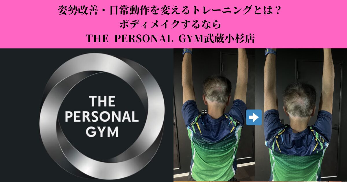 姿勢改善・日常動作を変えるトレーニングとは？｜ボディメイクに年齢は関係ないTHE PERSONAL GYM武蔵小杉店