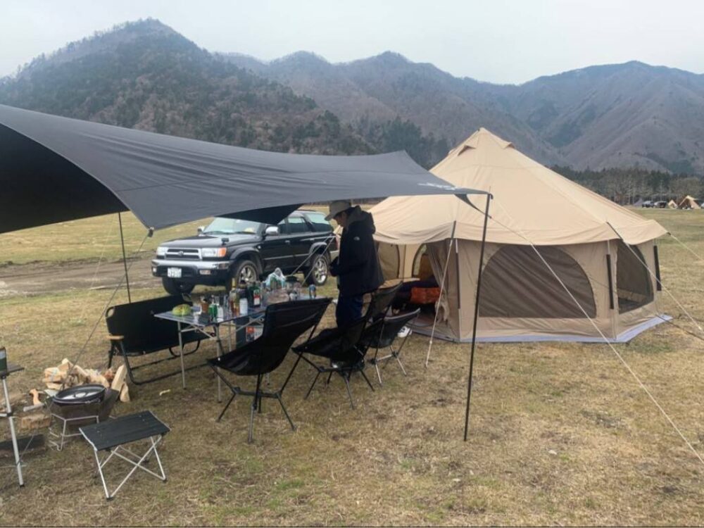 キャンプ風景