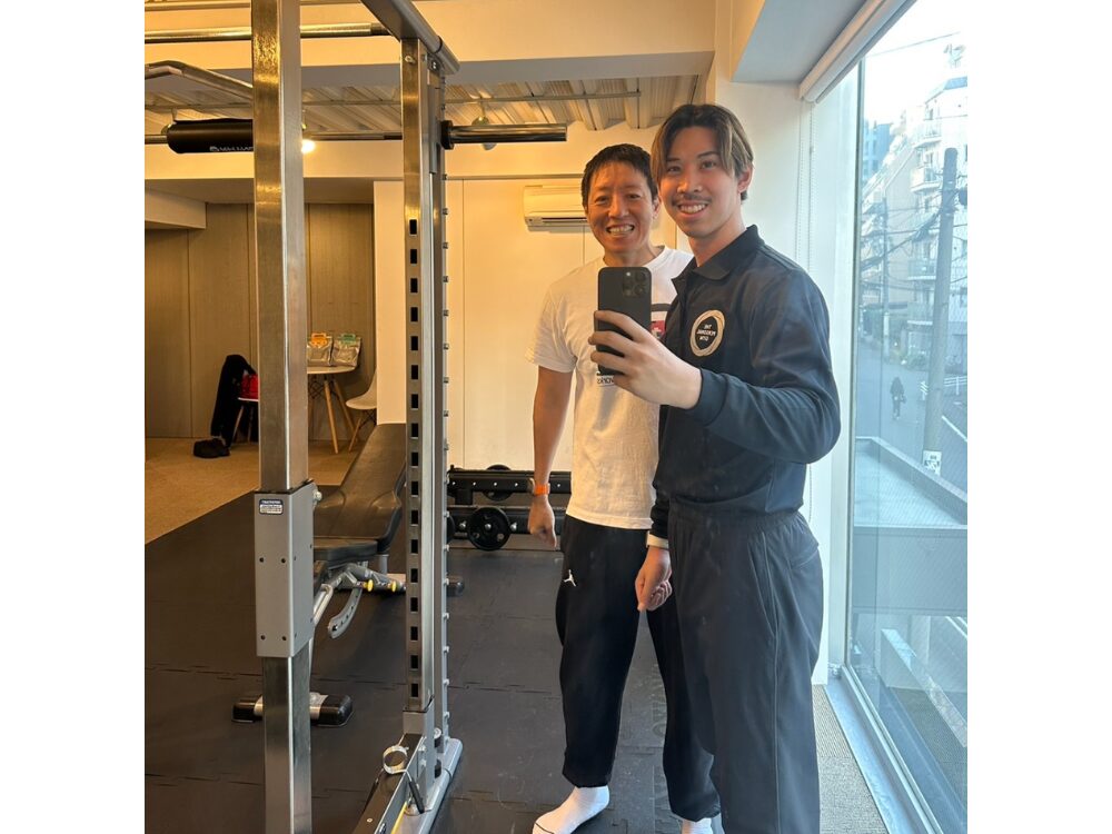 トレーナーとお客様