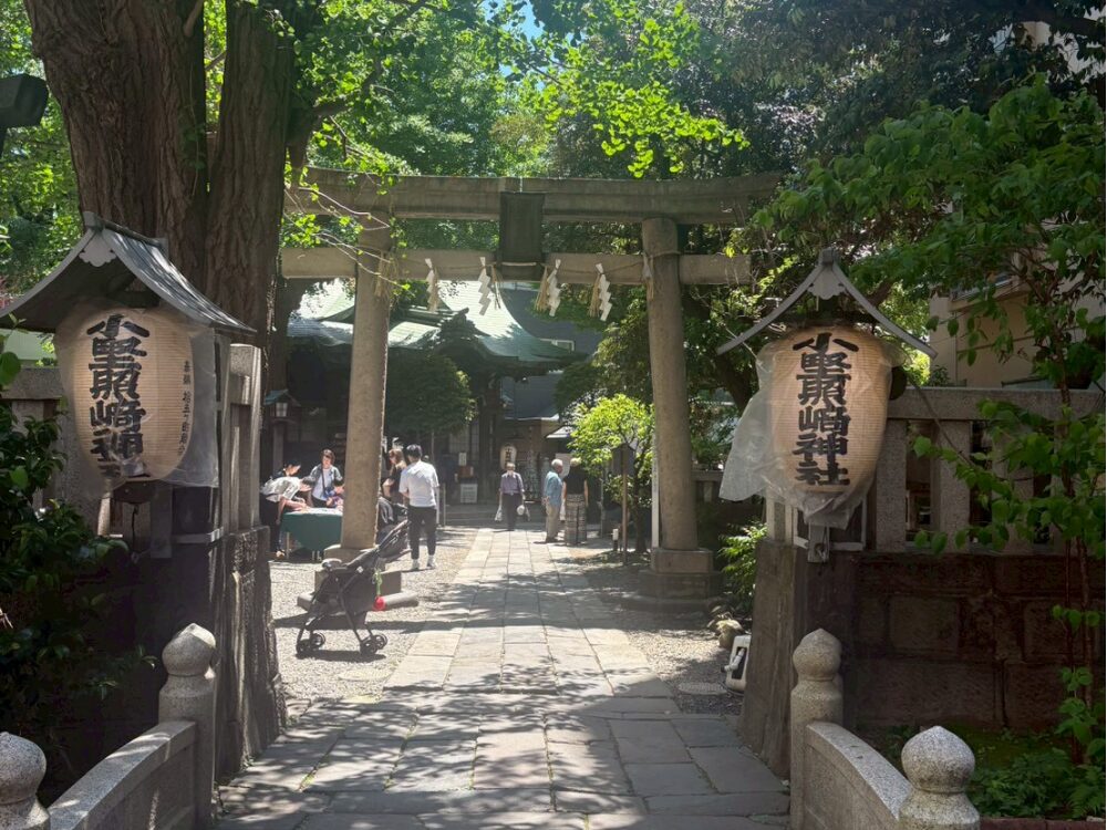 小野照崎神社　鳥居