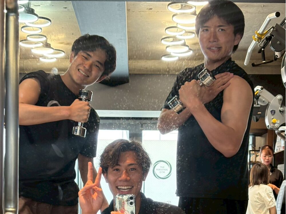 お客様との写真