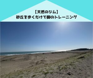 中田島砂丘は“天然のウォーキングコース”